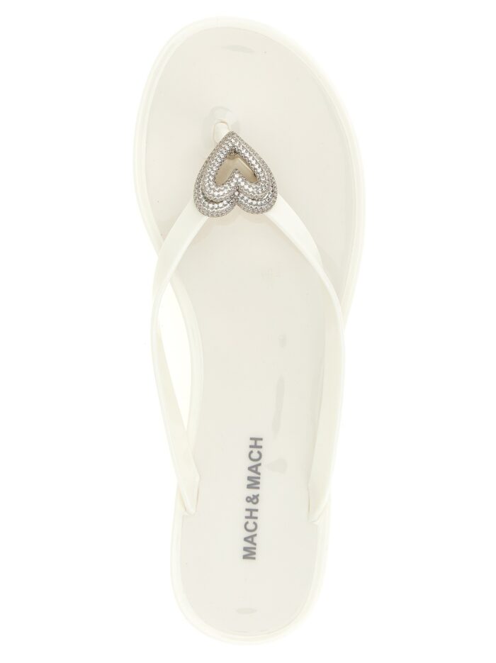 MACH & MACH 'Double Heart' Sandals