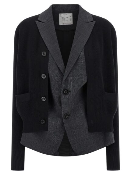 SACAI Double Layer Cardigan