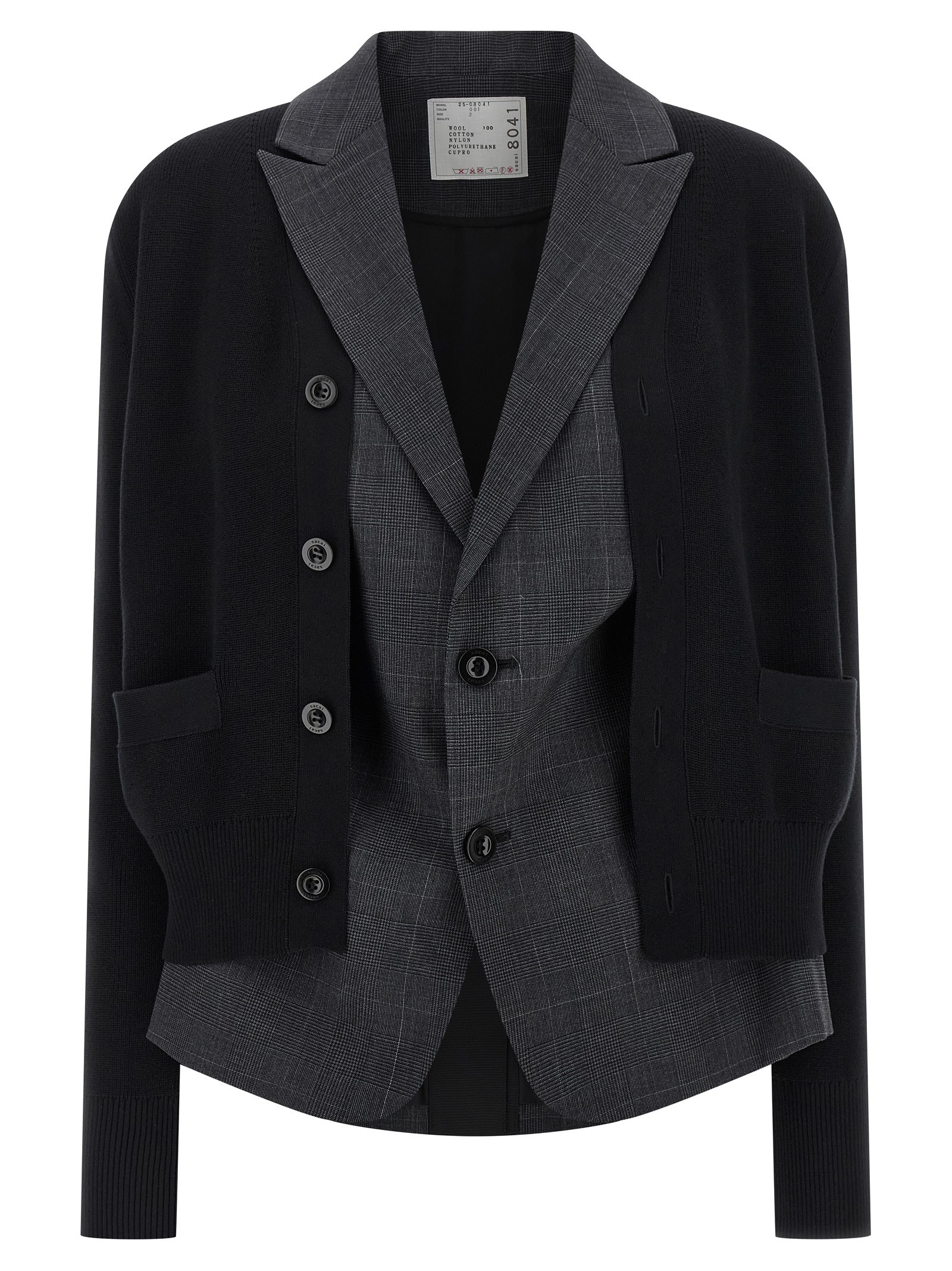 SACAI Double Layer Cardigan