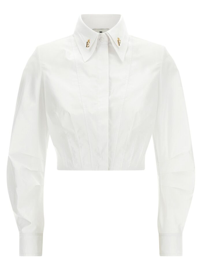 elisabetta franchi double layer collar shirt Elisabetta Franchi Double-layer Collar Shirt