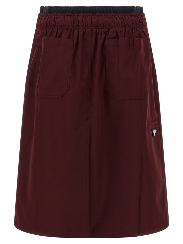 PRADA Double Layer Elastic Skirt