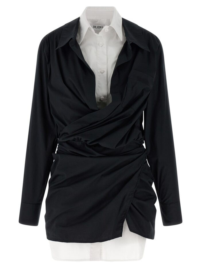 the attico double layer shirt dress The Attico Double Layer Shirt Dress