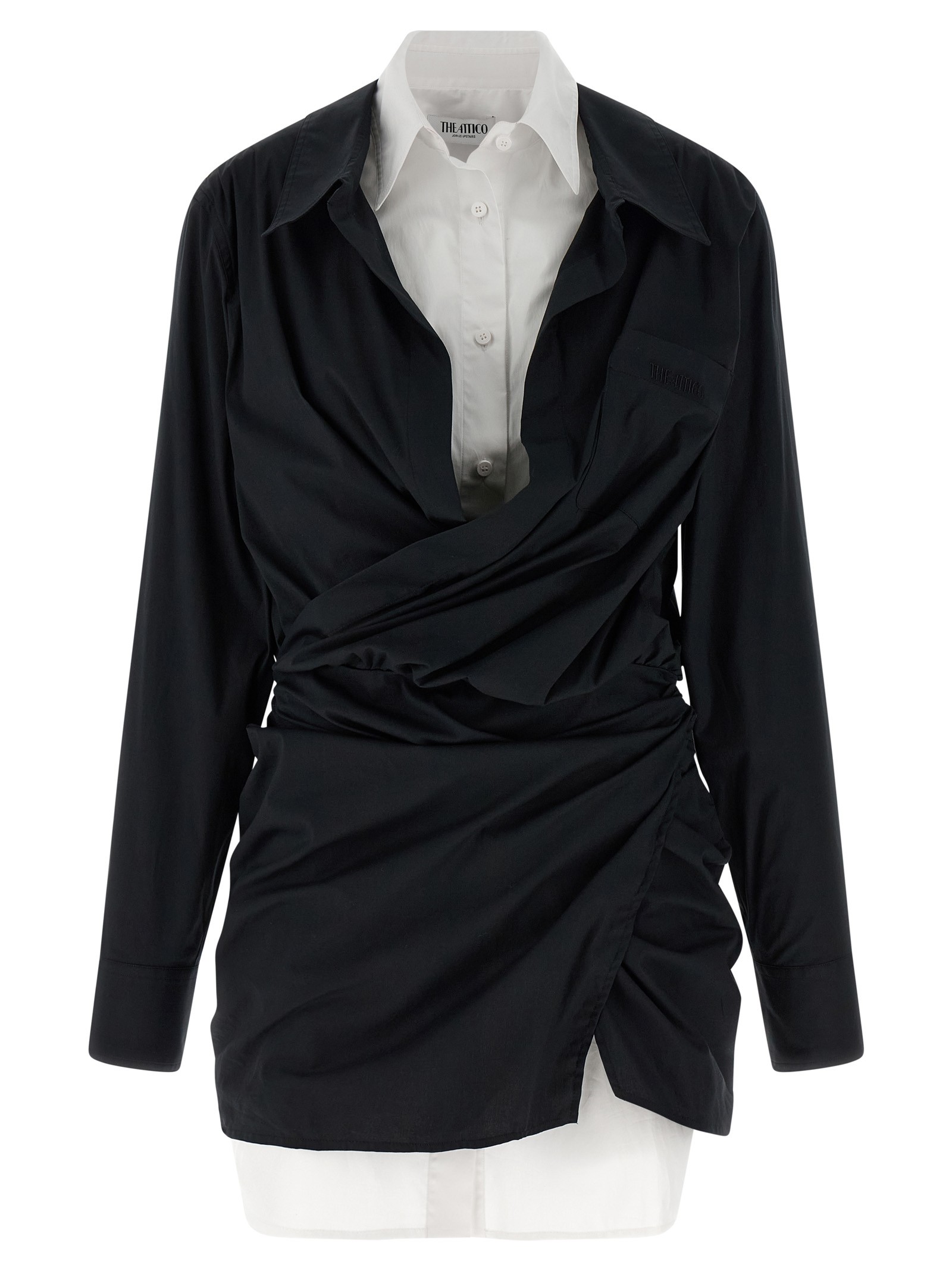 The Attico Double Layer Shirt Dress