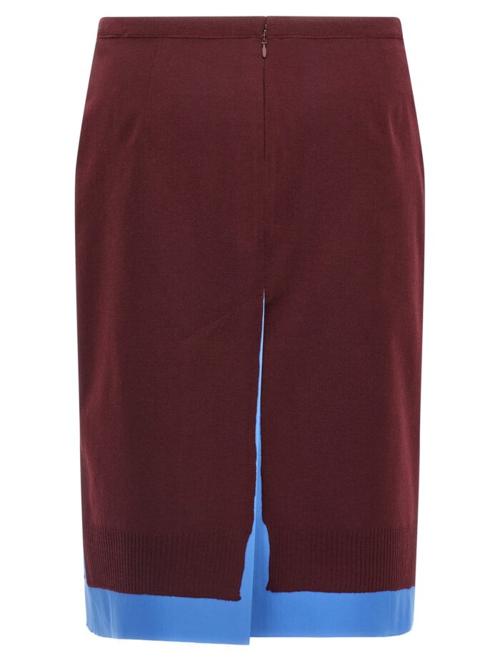 Miu Miu Double Layer Skirt