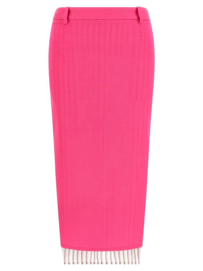 the attico double layer skirt The Attico Double Layer Skirt