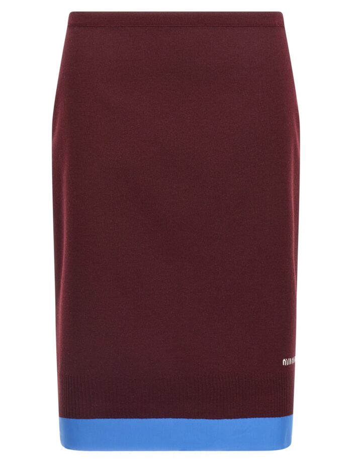 miu miu double layer skirt Miu Miu Double Layer Skirt