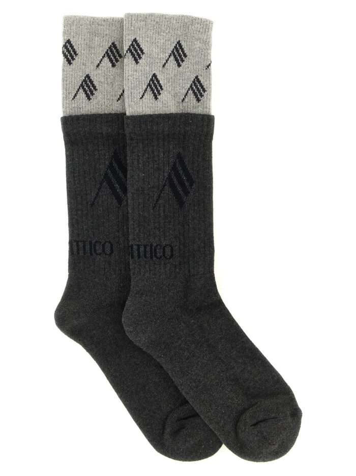 the attico double layer socks The Attico Double Layer Socks
