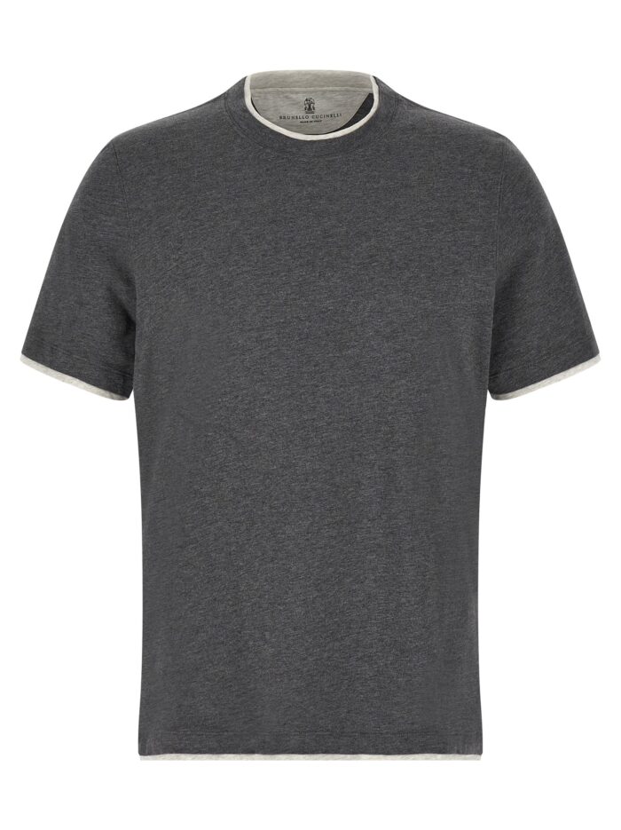 brunello cucinelli double layer t shirt Brunello Cucinelli Double Layer T-shirt