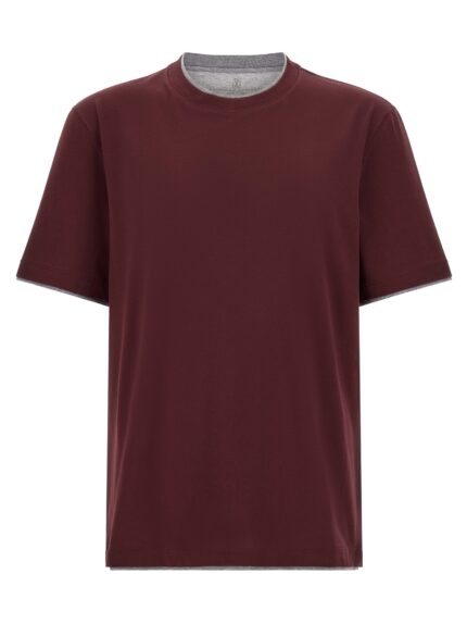 Brunello Cucinelli Double Layer T-shirt