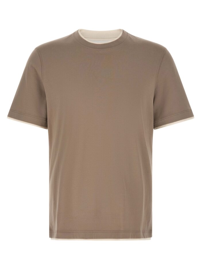 brunello cucinelli double layer t shirt Brunello Cucinelli Double Layer T-shirt