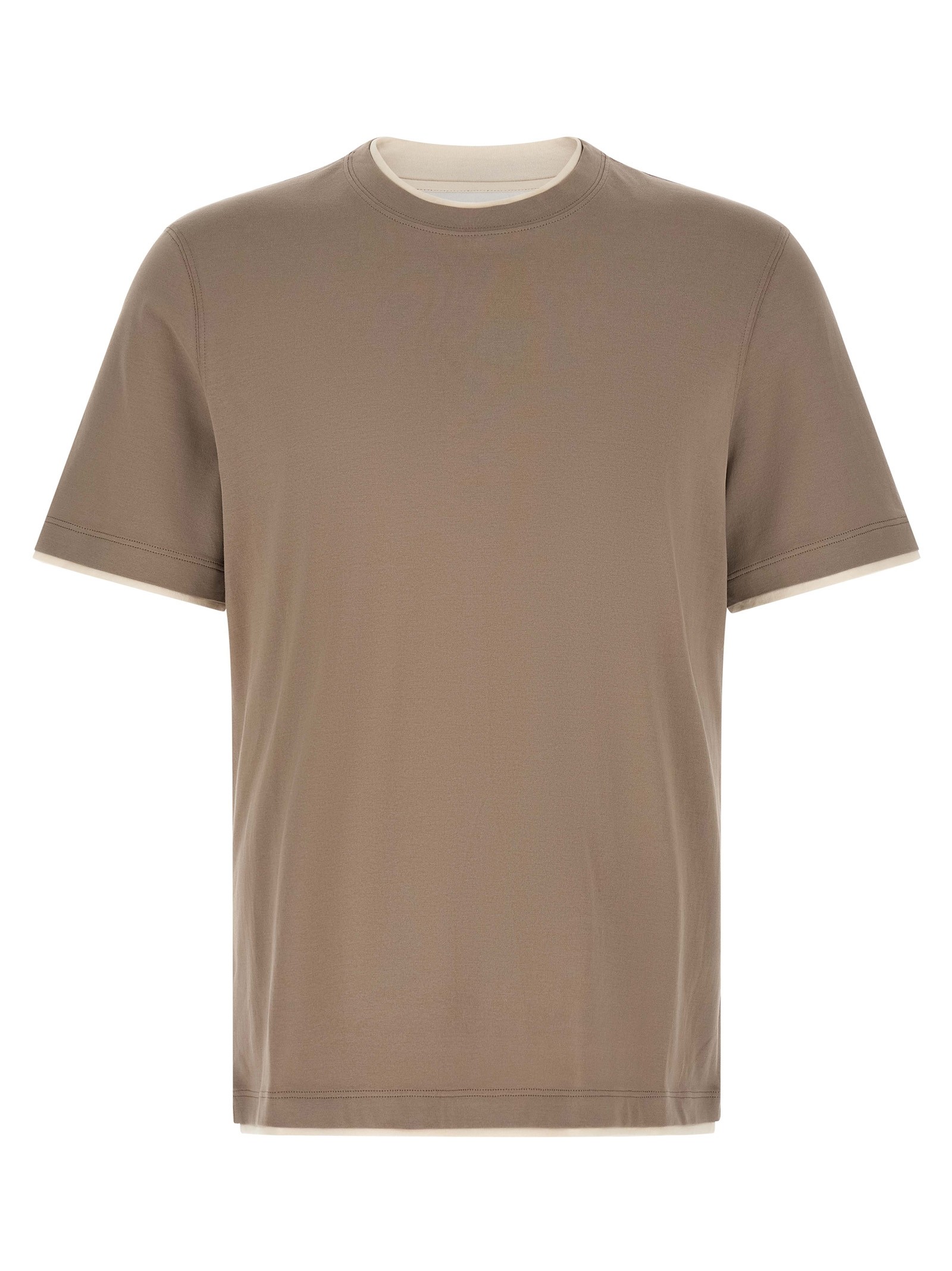 Brunello Cucinelli Double Layer T-shirt