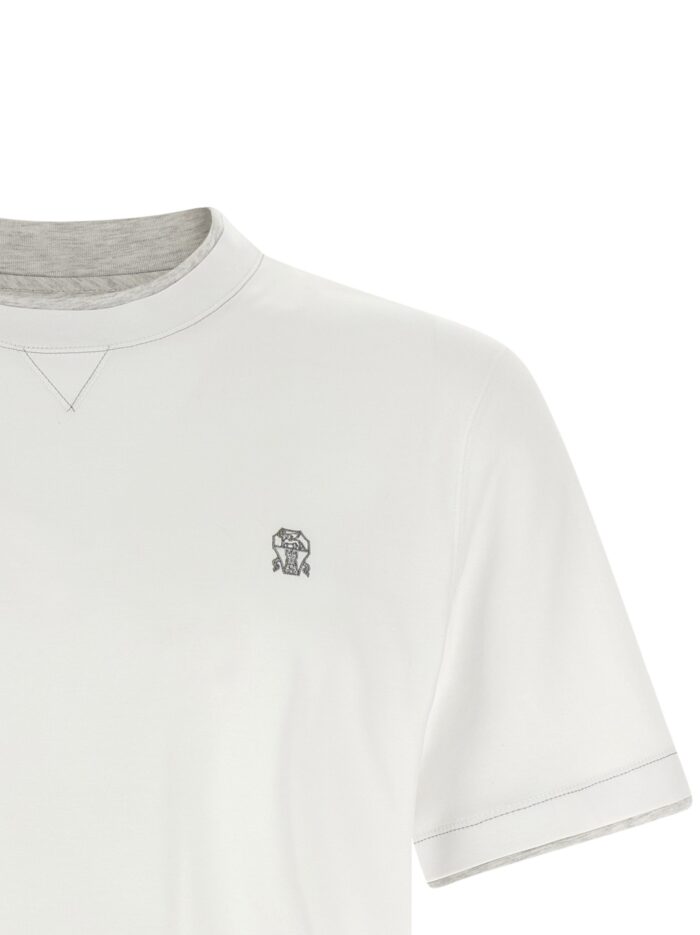 Brunello Cucinelli Double Layer T-shirt