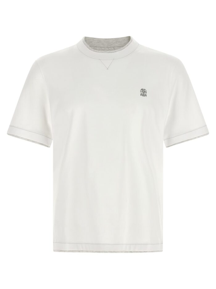 brunello cucinelli double layer t shirt Brunello Cucinelli Double Layer T-shirt