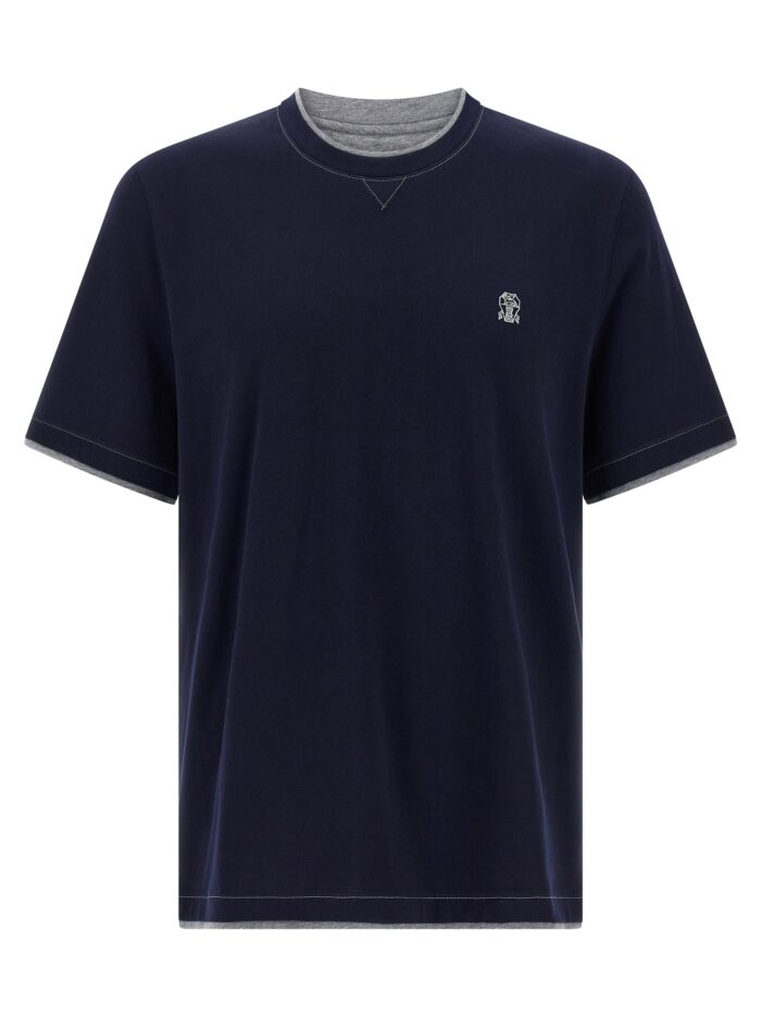 brunello cucinelli double layer t shirt Brunello Cucinelli Double Layer T-shirt