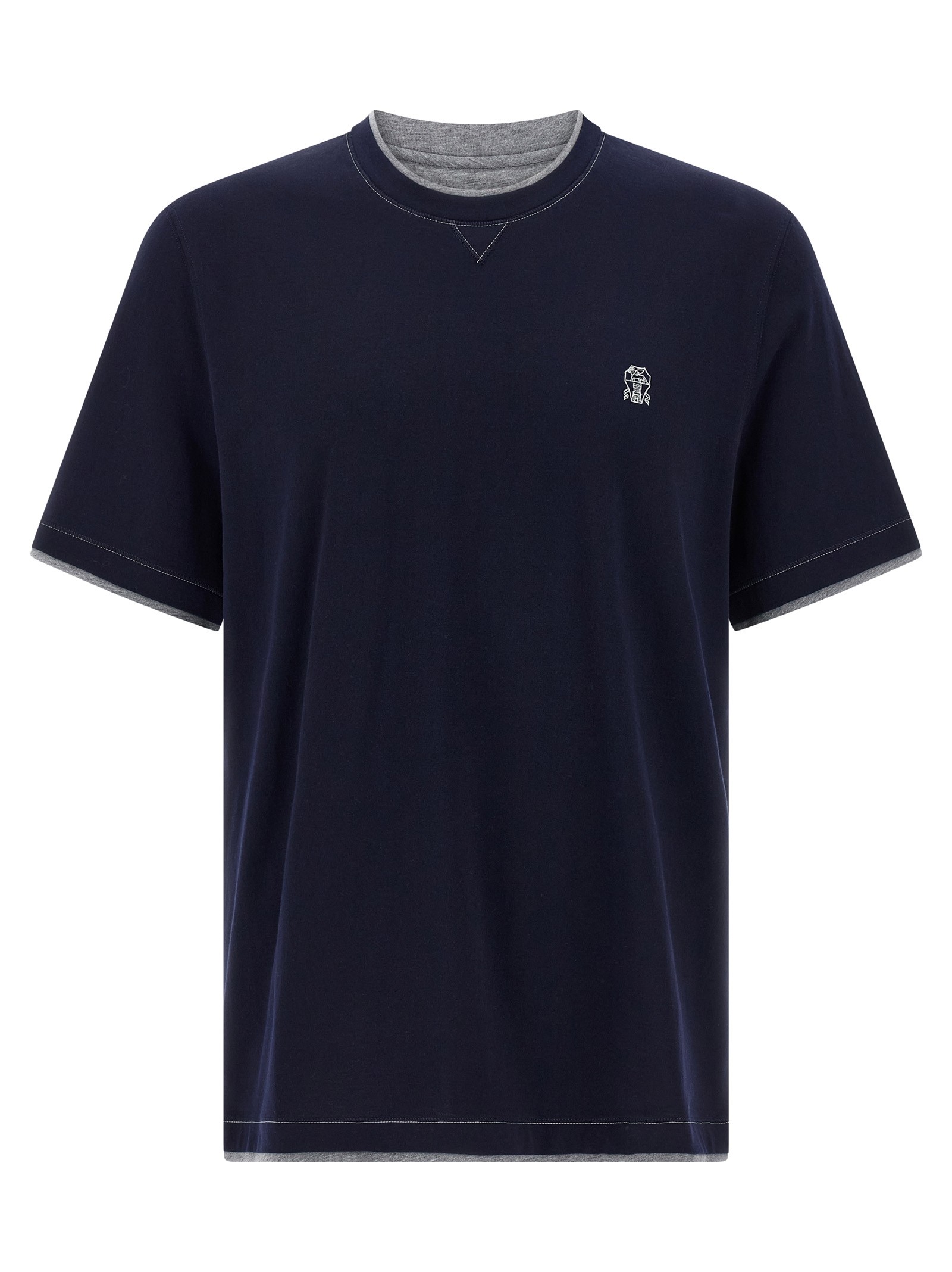 Brunello Cucinelli Double Layer T-shirt
