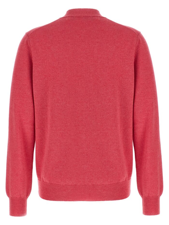 COMME DES GARCONS PLAY 'Double Red Emblem' Cardigan