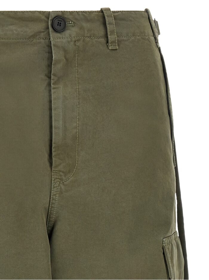 Fendi Double Stitch Embroidery Pants