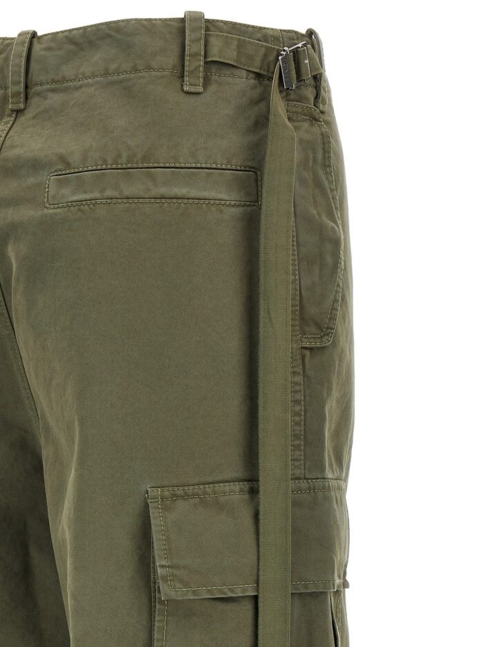 Fendi Double Stitch Embroidery Pants