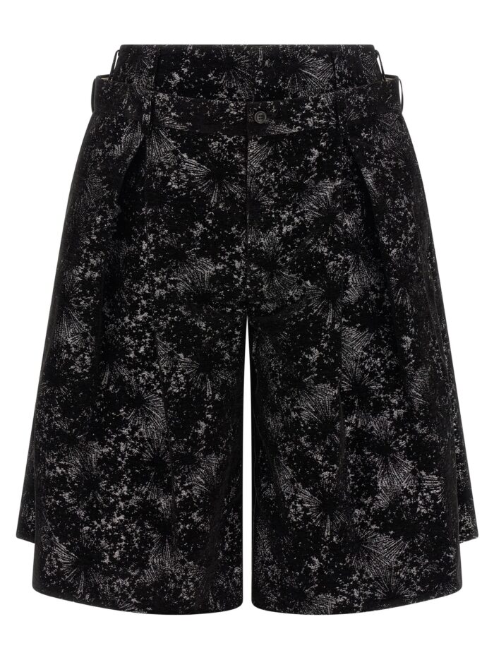 comme des garÇons homme plus double waist bermuda shorts COMME DES GARÇONS HOMME PLUS Double Waist Bermuda Shorts