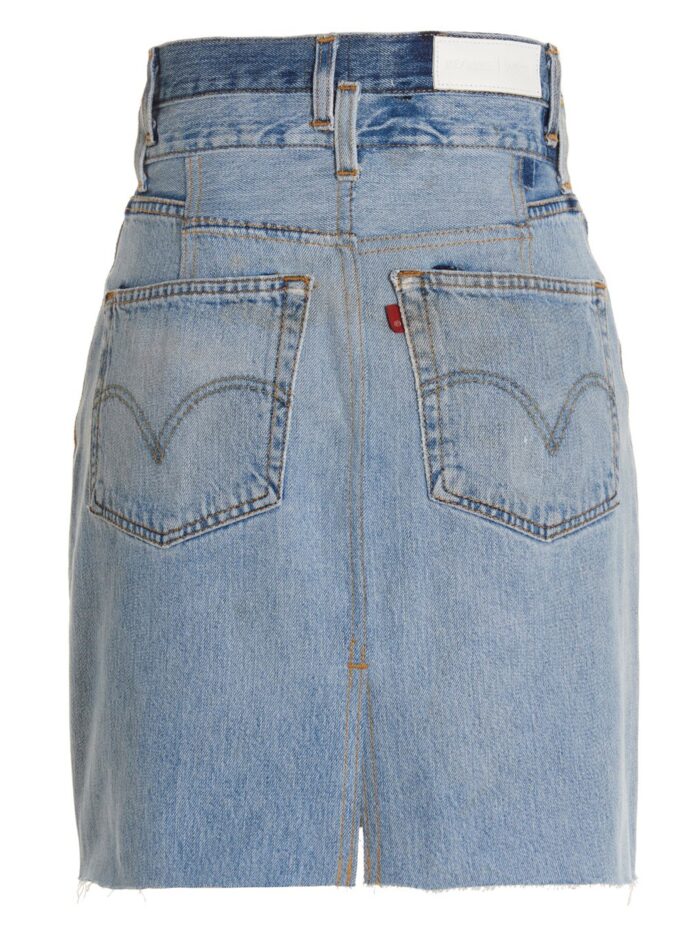 RE/DONE 'Double Waisted Pencil' Re Done X Levi's Skirt