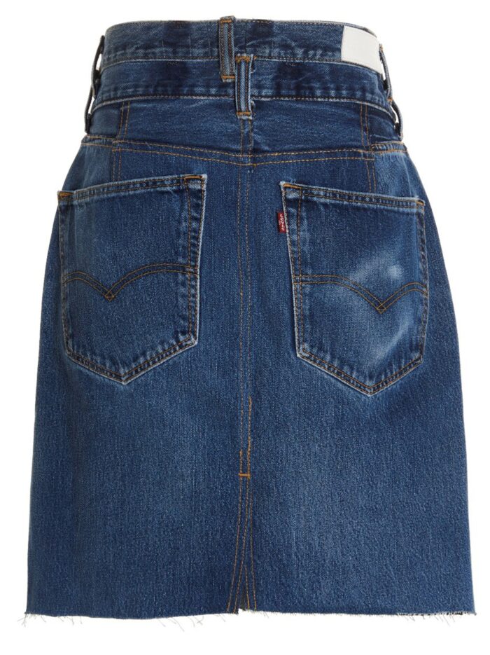 RE/DONE 'Double Waisted Pencil' Re Done X Levi's Skirt