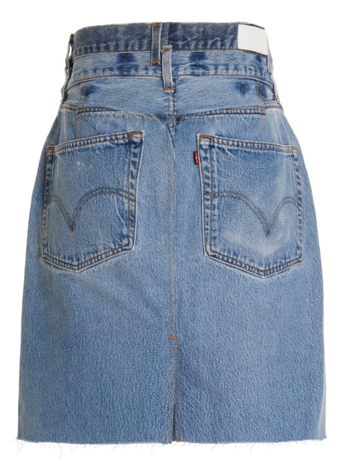 RE/DONE 'Double Waisted Pencil' Re Done X Levi's Skirt