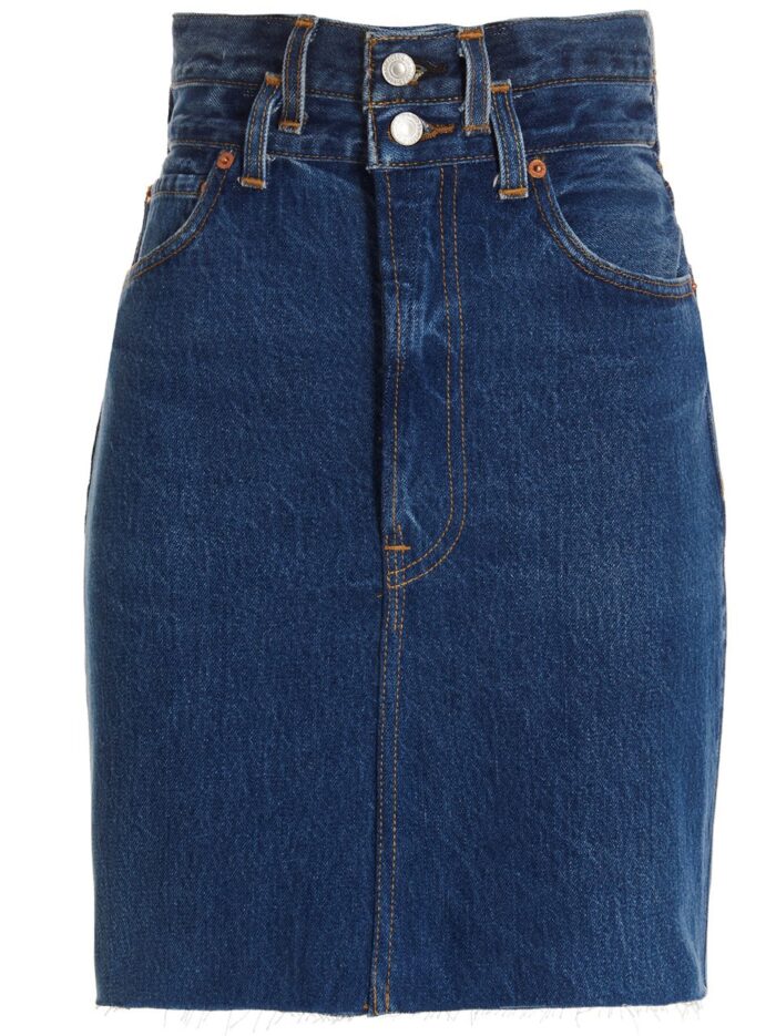 re/done 'double waisted pencil' re done x levi's skirt RE/DONE 'Double Waisted Pencil' Re Done X Levi's Skirt
