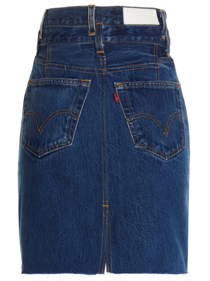 RE/DONE 'Double Waisted Pencil' Re Done X Levi's Skirt