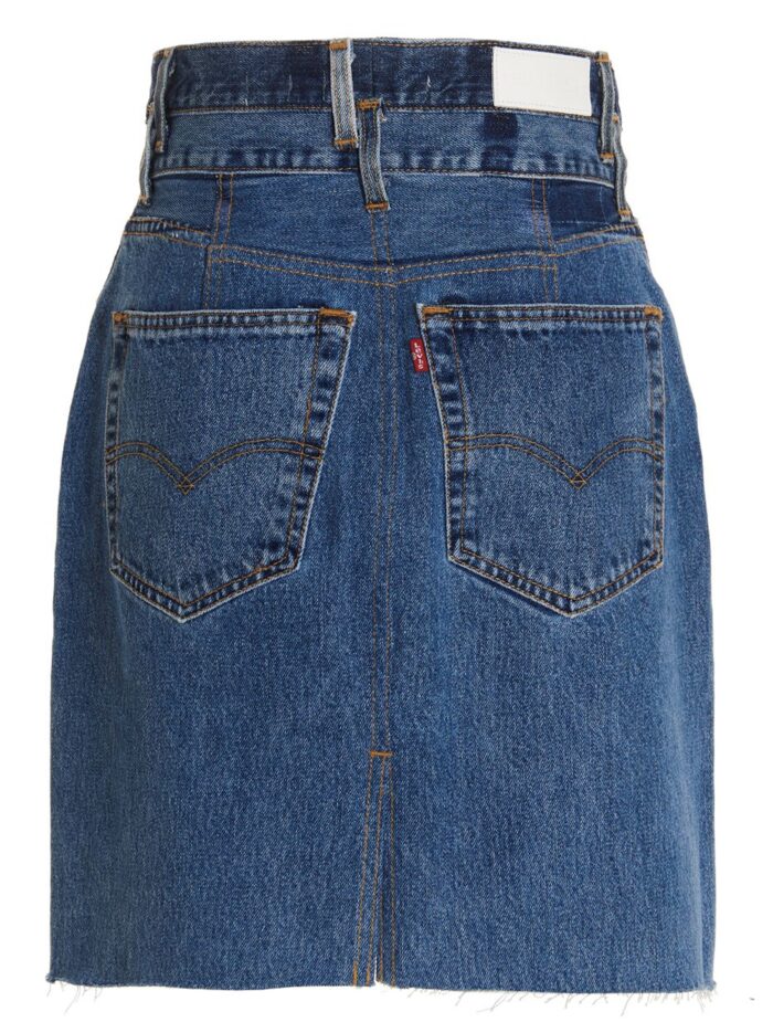 RE/DONE 'Double Waisted Pencil' Re Done X Levi's Skirt