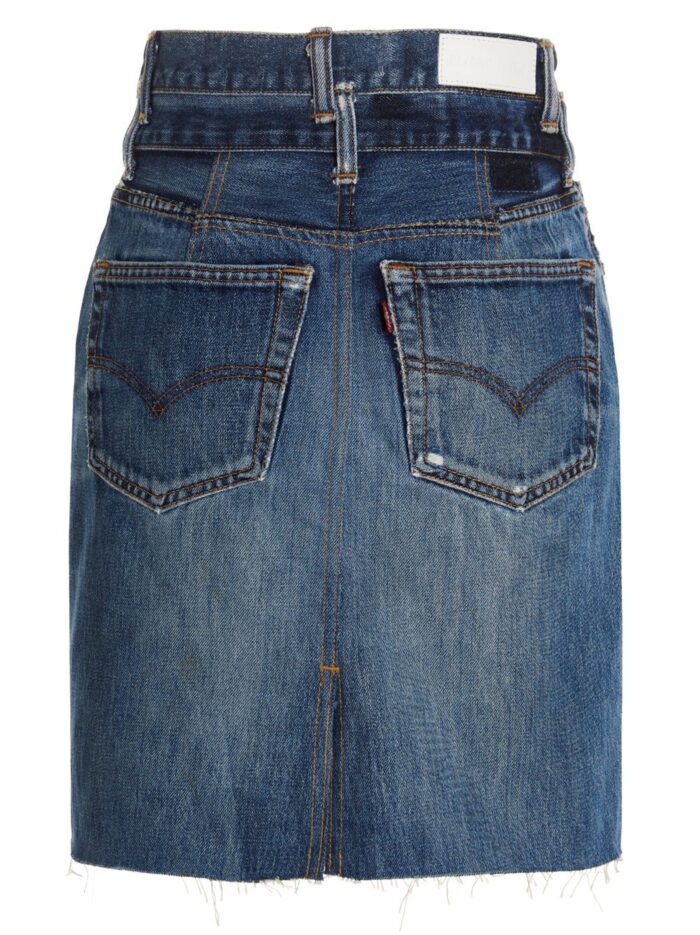 RE/DONE 'Double Waisted Pencil' Re Done X Levi's Skirt