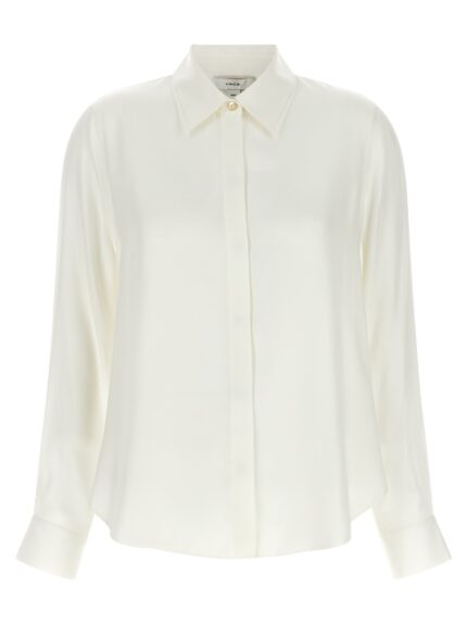 VINCE Double White Collar Shirt