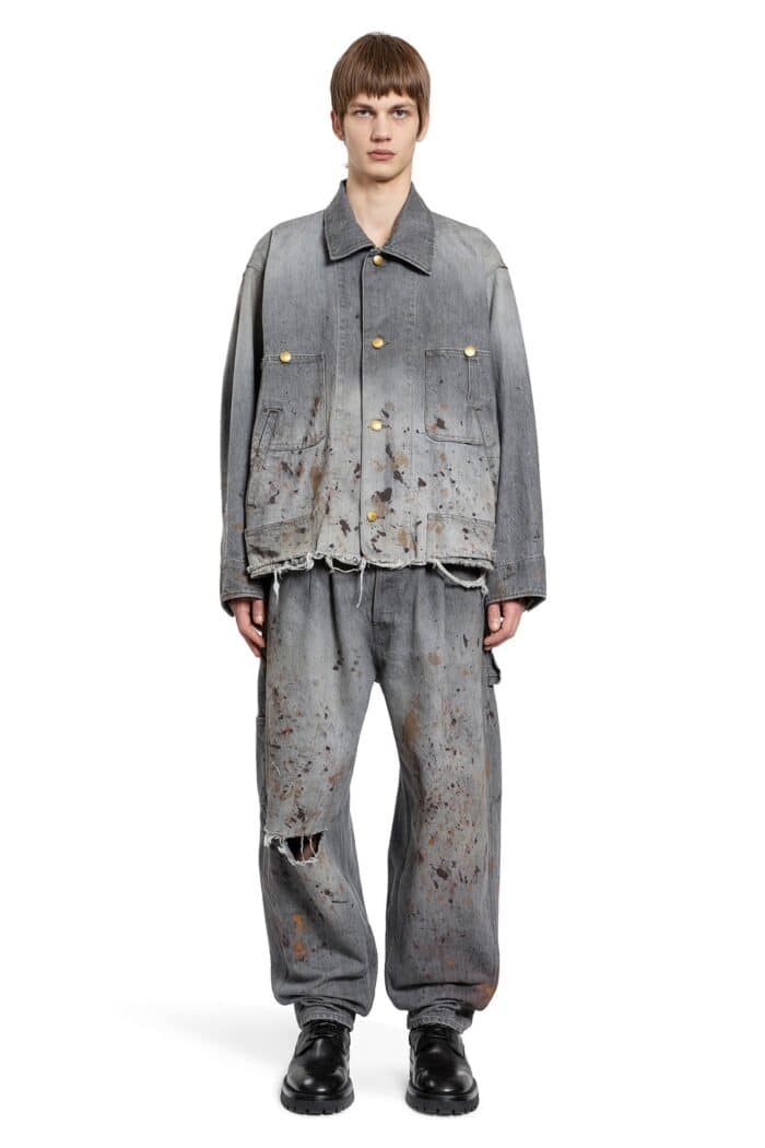 DOUBLET Cut Off Denim Coverall Jacket