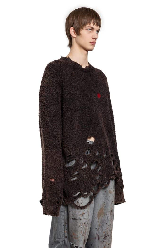 DOUBLET Zombie Silhoutte Knit Sweater