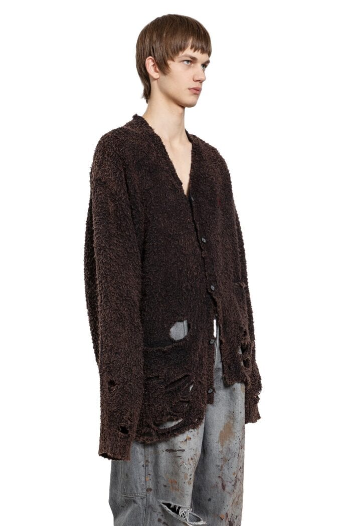 DOUBLET Zombie Silhoutte Knitted Cardigan