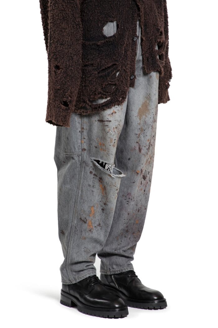 DOUBLET Zombie Silhoutte Knitted Cardigan