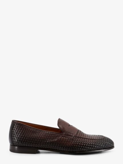 Doucal'S Braidy Leather Loafers