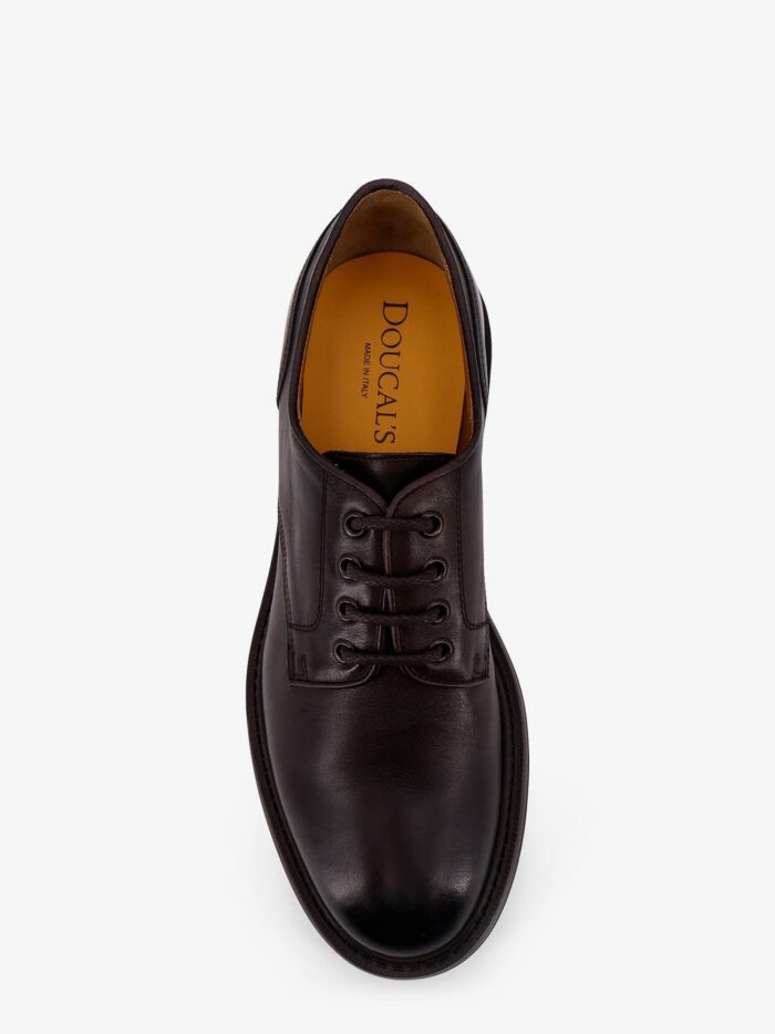 Doucal'S Derby Leather Lace-up Shoe