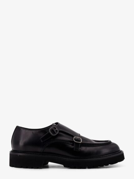 Doucal'S Double Buckle Leather Shoe