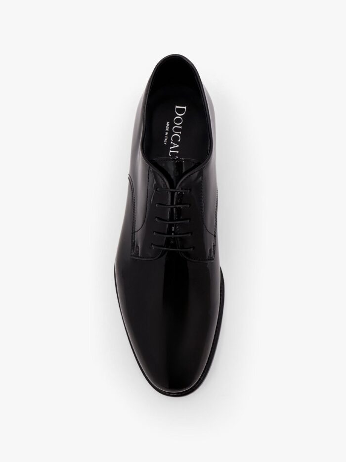 Doucal'S Lace-up Patent Leather Shoe