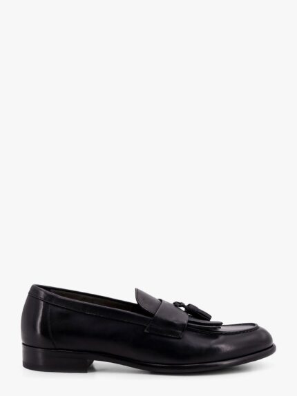 Doucal'S Leather Loafer With Iconic Tassels