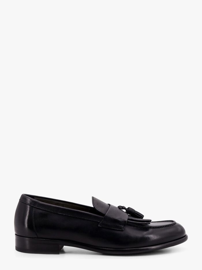 Doucal'S Leather Loafer With Iconic Tassels