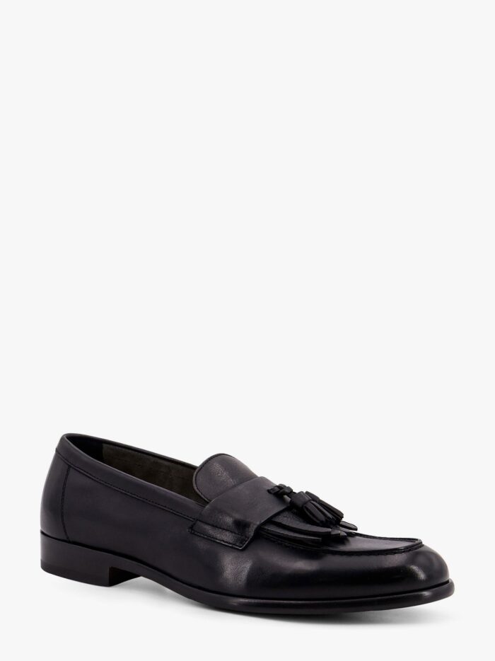 Doucal'S Leather Loafer With Iconic Tassels