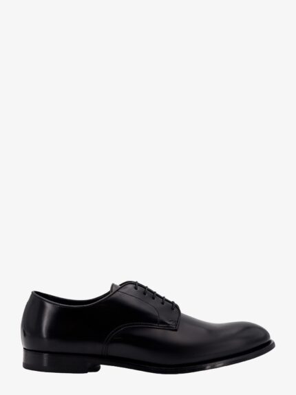 Doucal'S Patent Leather Lace-up Shoe
