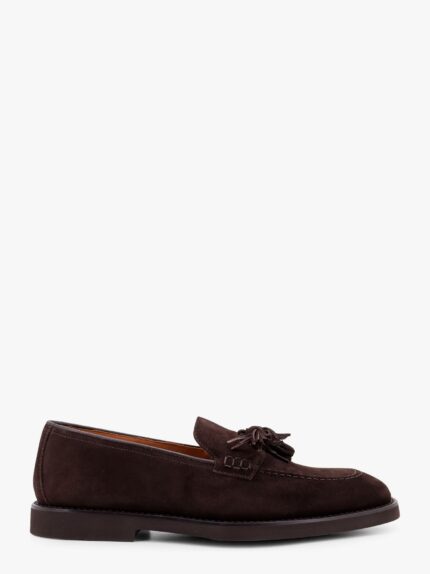 Doucal'S Suede Loafer With Iconic Tassels