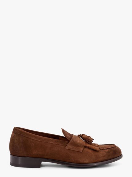 Doucal'S Suede Loafers With Tassels