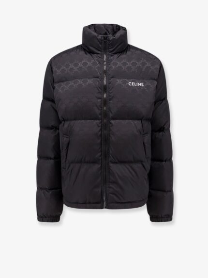 Down Jacket With Celine Triomphe Motif