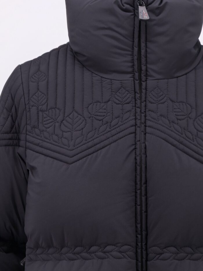 MONCLER GRENOBLE Down Jacket With Hood And Emboridery