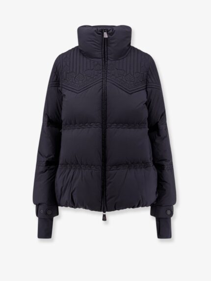MONCLER GRENOBLE Down Jacket With Hood And Emboridery