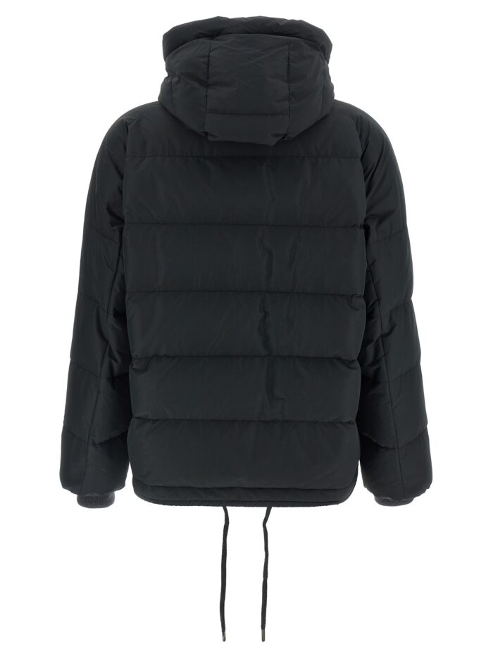 Brunello Cucinelli Down Jacket With Knit And Jewel Details