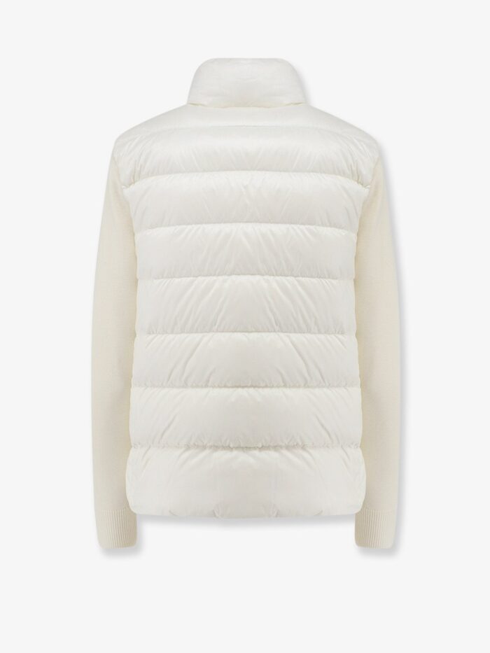 Moncler Down Jacket With Virgin Wool Sleeves